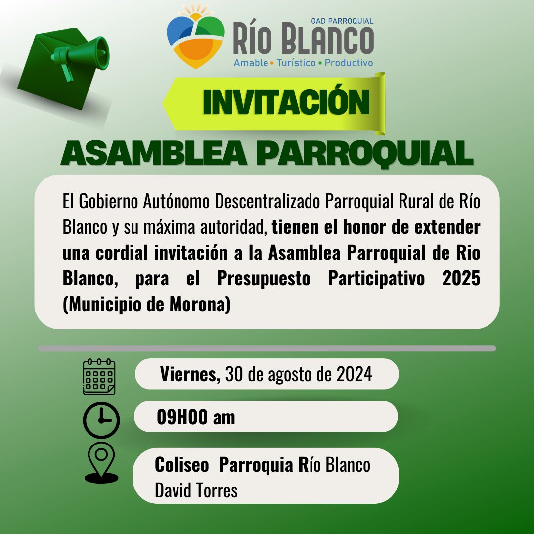 Asamblea Parroquial del Gab de Rio Blanco