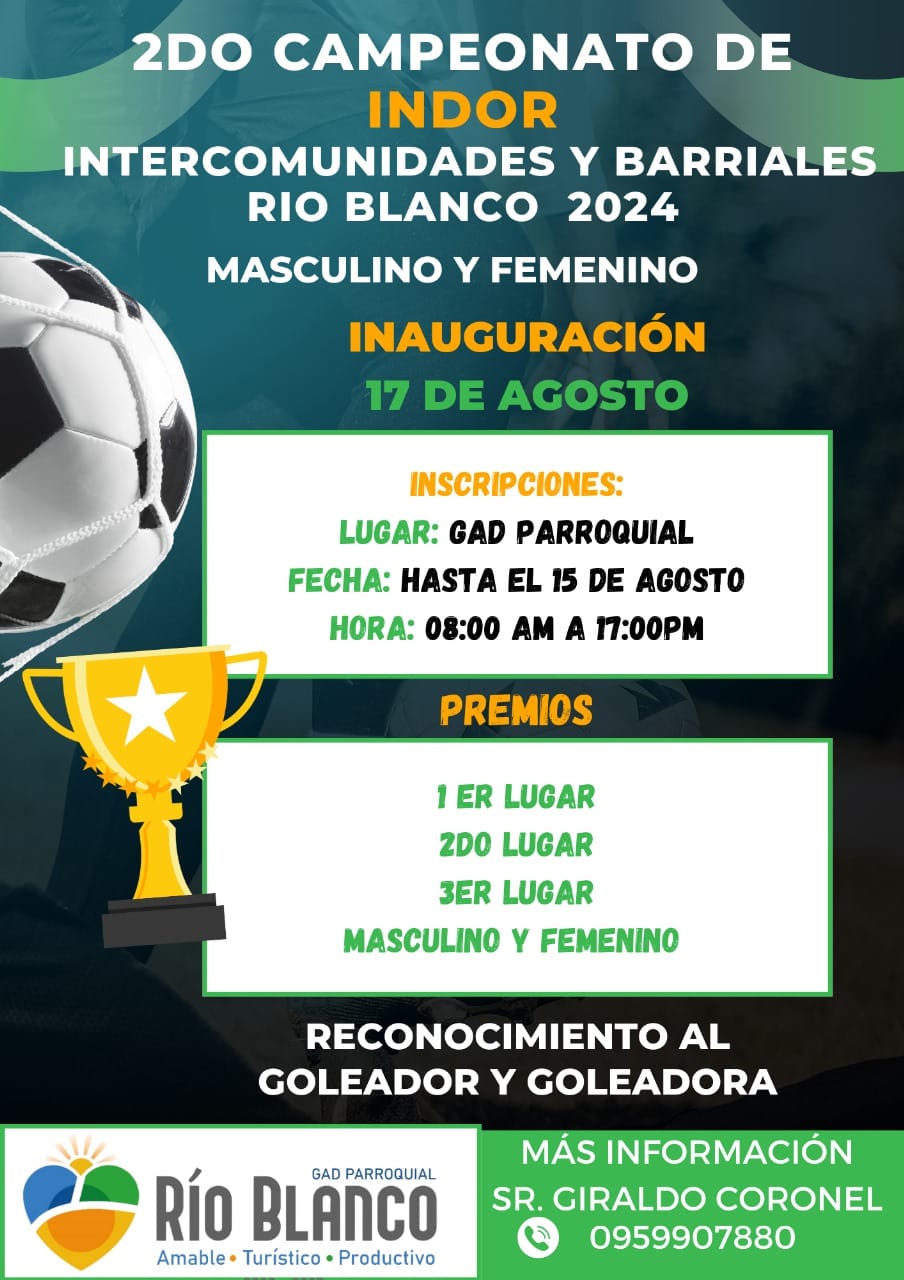 INDOOR MASCULINO Y FEMENINO