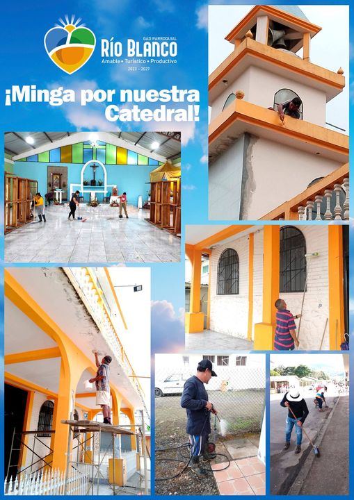 Mantenimiento de la catedral por parte del gab rio blnaco