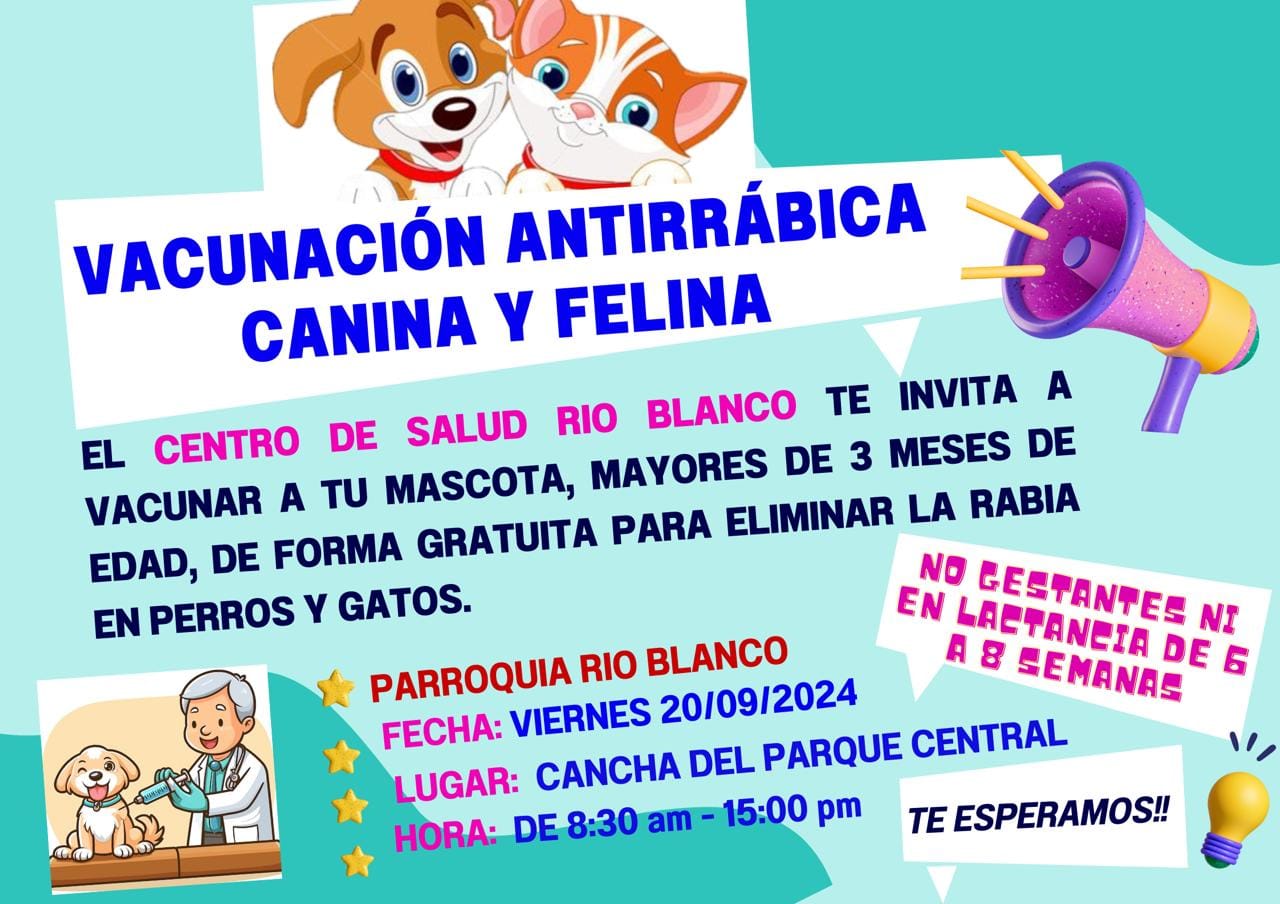 campaña de vacunacion gab Rio Blanco